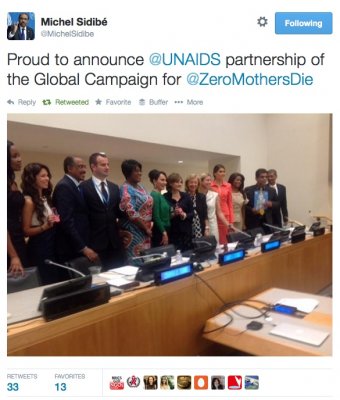 UN AIDS Michel Sidibe
