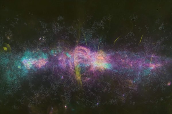 The Magnetic Center of the Milky Way