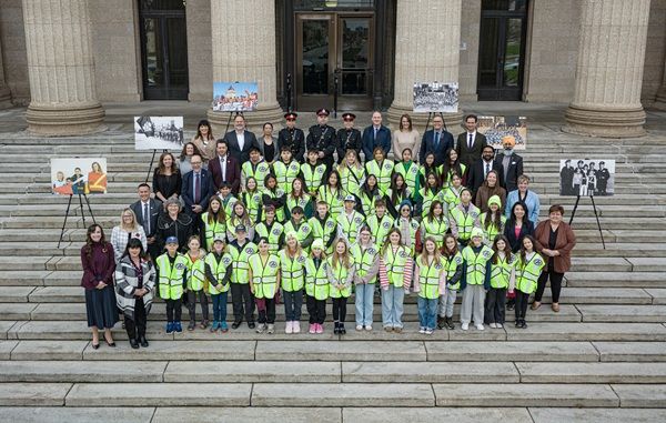 MEDIA RELEASE: 90 years of students helping students: CAA Manitoba celebrates School Safety Patrol milestone at the Manitoba Legislative Building featured image